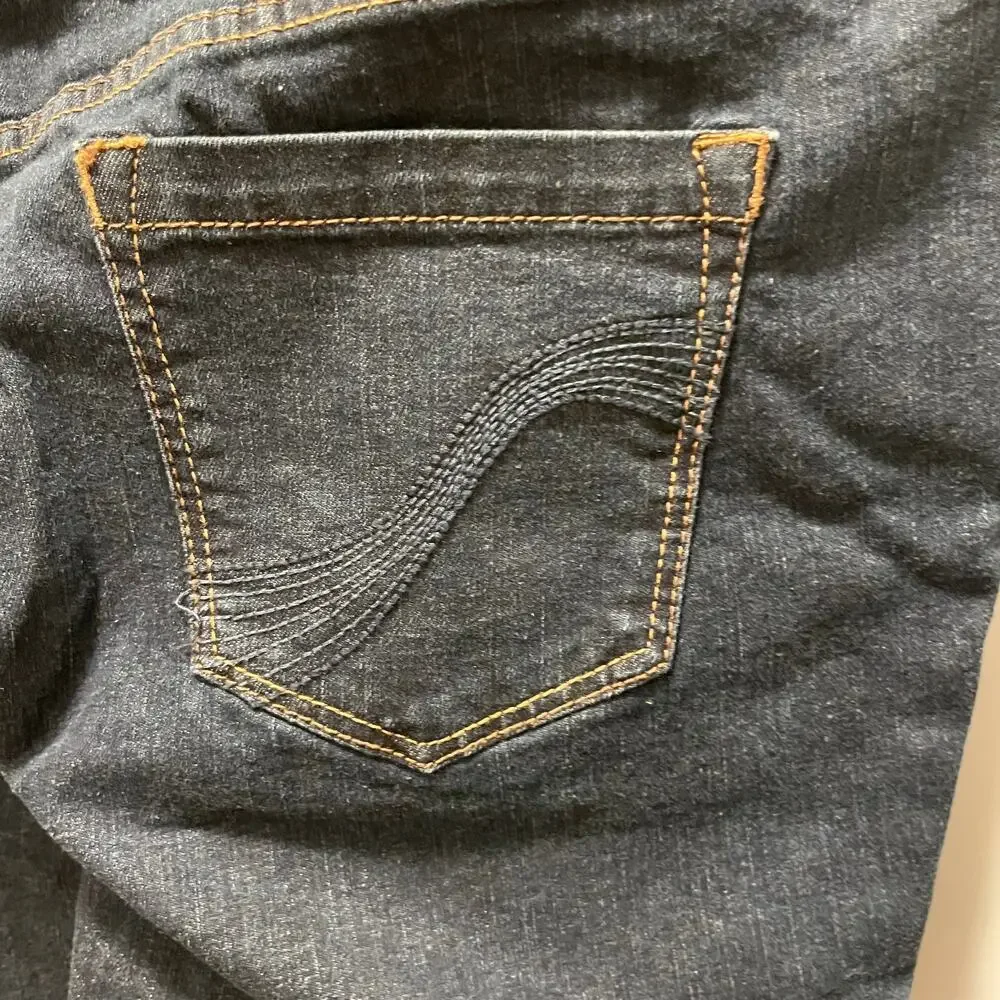Lane Bryant women's dark wash jeans sz 18 petite slim boot genius fit jeans